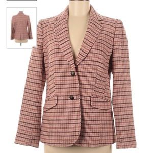 NWT Talbots Wool Pink Blazer sz10